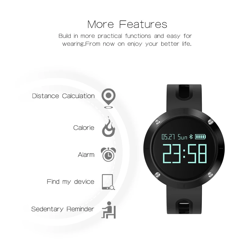 Сенсорный экран Smartwatches многоязычные Спорт цифровой Для мужчин часы сна монитор