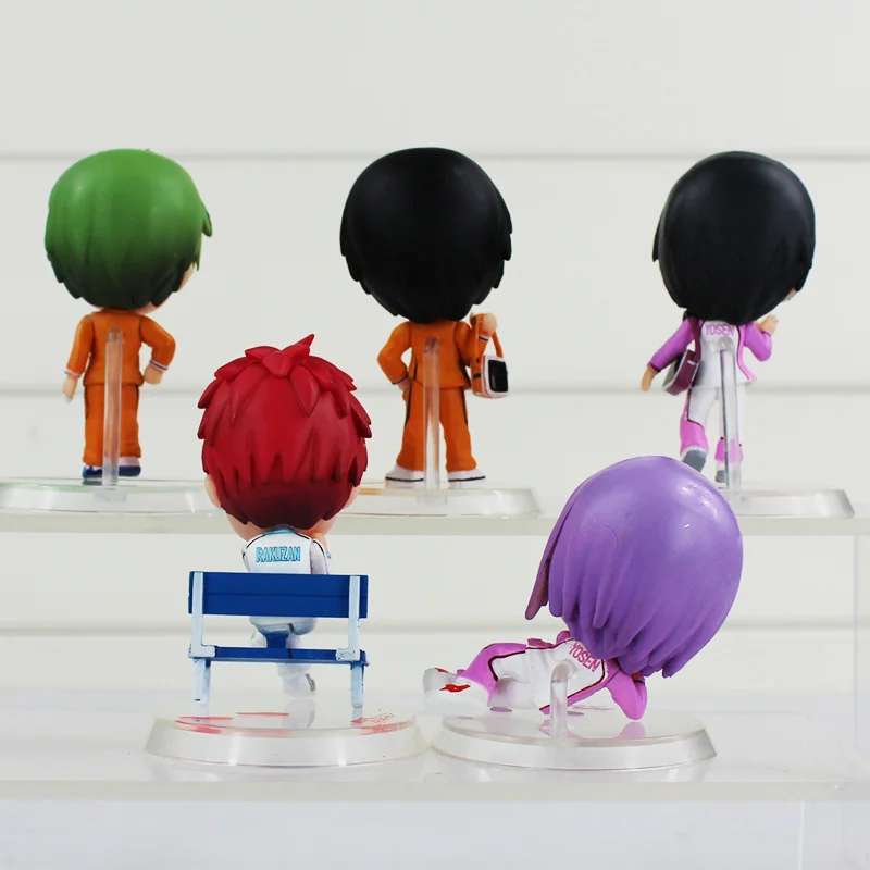 5 шт./лот Куроко Без корзины куроко Tetsuya Kuroko No basuke ПВХ Модель фигурка игрушка