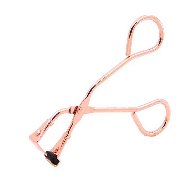 Rose Gold 1 шт., накладной зажим для ресниц, пинцет для ресниц, ручки для ресниц, керлинг-аппликатор для ресниц, красота, макияж, косметический инструмент, часть, зажим для глаз - Color: Rose Gold