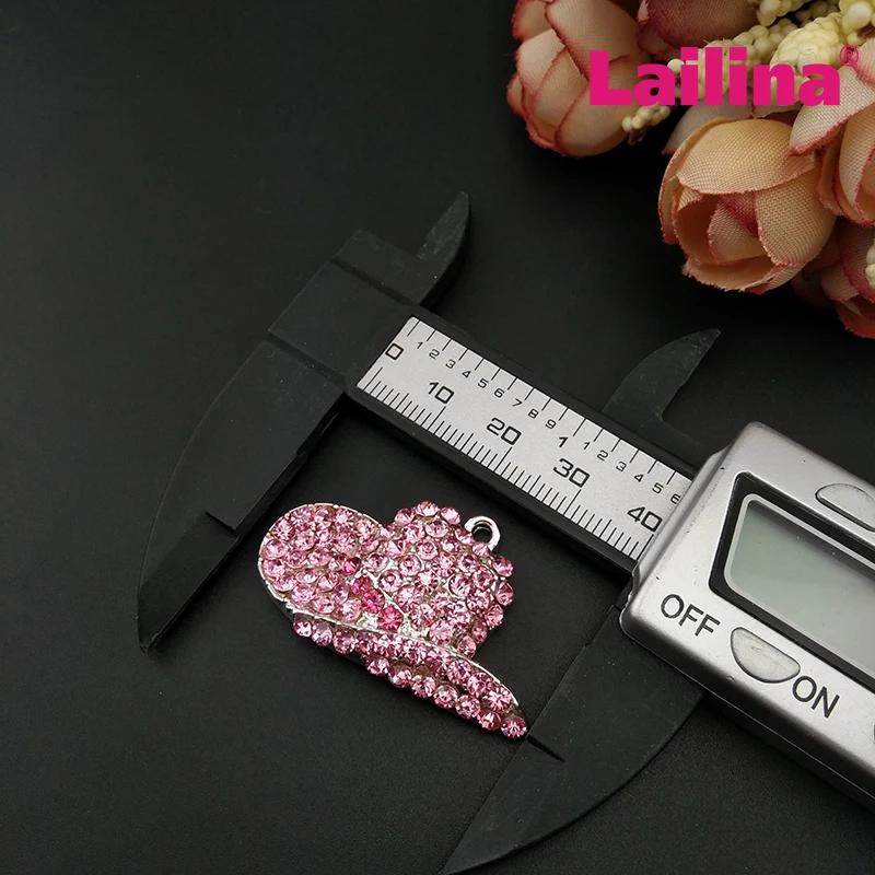 Шармы в виде милой розовой шляпы 50 шт./лот Женские Подвески с кристаллами и