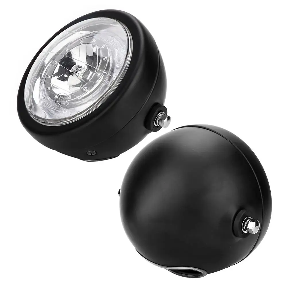 

Universal Motorcycle Angel Eye LED Headlight Daytime Running Light Head Lamp Made of quality metal material aluminum light body