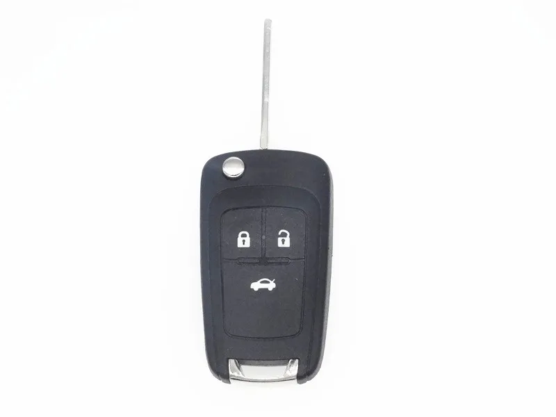 3 кнопки Refit складной корпус дистанционного ключа подходит для CHEVROLET Spark флип пульт дистанционного брелока иммобилайзер 1 шт