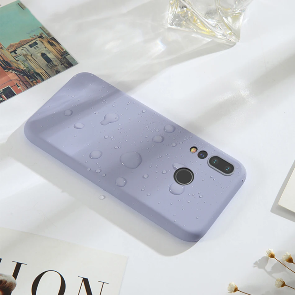 Nova 4 роскошные мягкие матовые цветные Чехлы для Huawei противоударный чехол из ТПУ и
