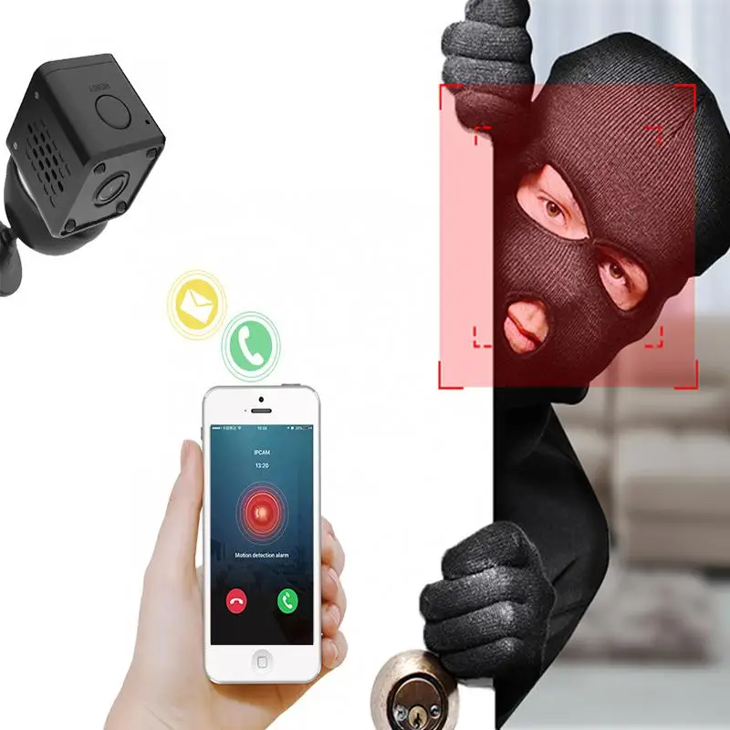 1080 P Full HD wifi мини ip-камера ночного видения Обнаружение движения мини видеокамера петля видео рекордер Встроенная батарея тело камера