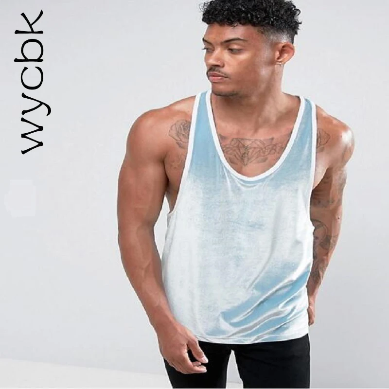 Мужской бархатный жилет высокого качества 2018 весна/лето сплошной цвет