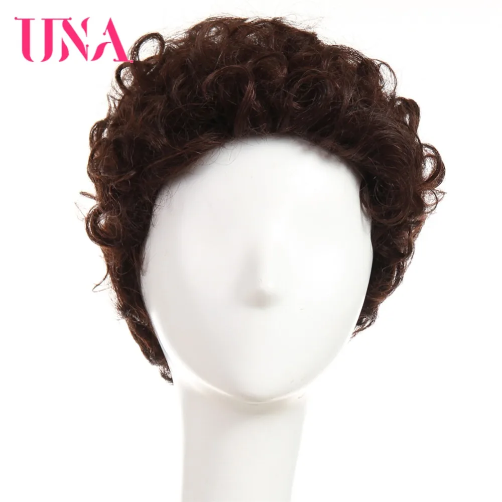 Уна волна воды индийские человеческие волосы парики не Реми 6 &quot120% плотность