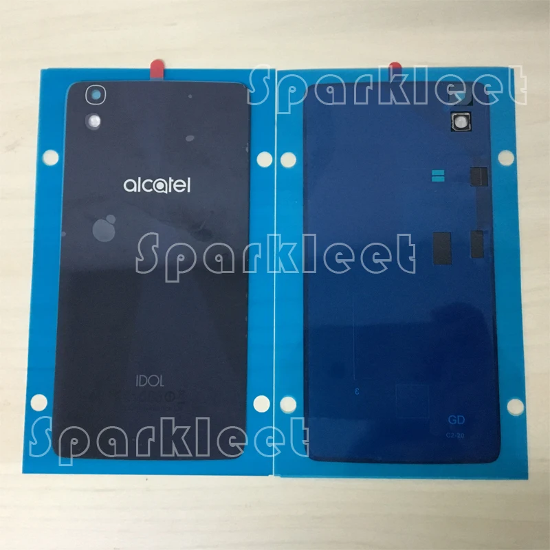 Оригинальная Крышка батарейного отсека для Alcatel One Touch Idol 4 6055 OT6055 6055K 6055B 6055Y корпус