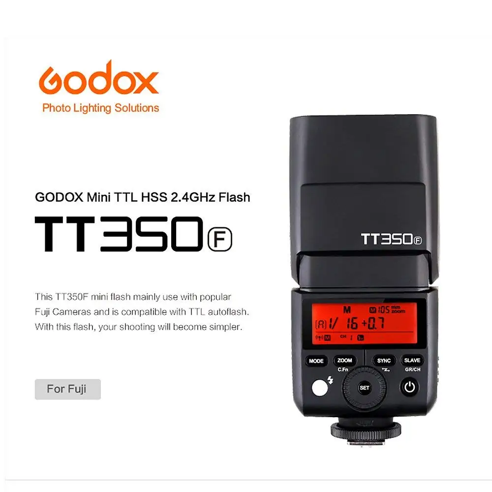 Godox TT350 GN36 2 4 г ttl HSS мини Вспышка Speedlite + XPro X1T для Canon Nikon sony фужи Олимпус