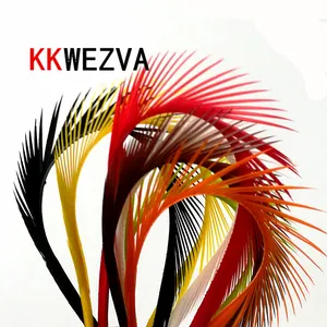 KKWEZVA, 21 шт., гусиные биоты, Feathers15-20cm, гусиные биоты, материалы для подвязки мух нимфы и лавы, разделенные хвосты и ранние крылья