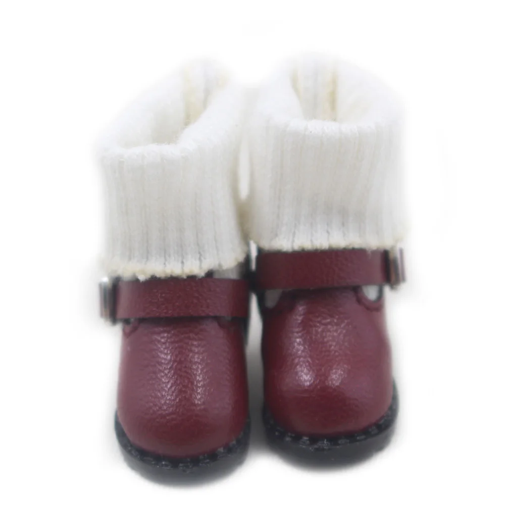 Blyth кукольные туфли кожаные ботинки три разные цвета для выбора костюма для куклы - Цвет: Like the picture