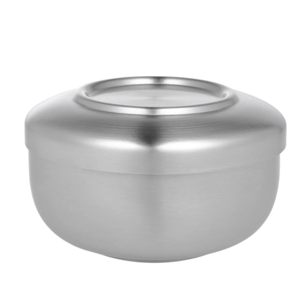 Shaving Brush Bowl Stainless Steel Shave Cream Soap Mug Male Face Cleaning | Красота и здоровье