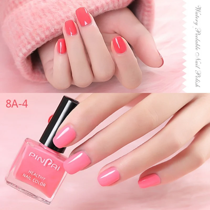 Телесный лак для ногтей 6 мл Отшелушивающий чистый цвет маникюр Сделай Сам дизайн