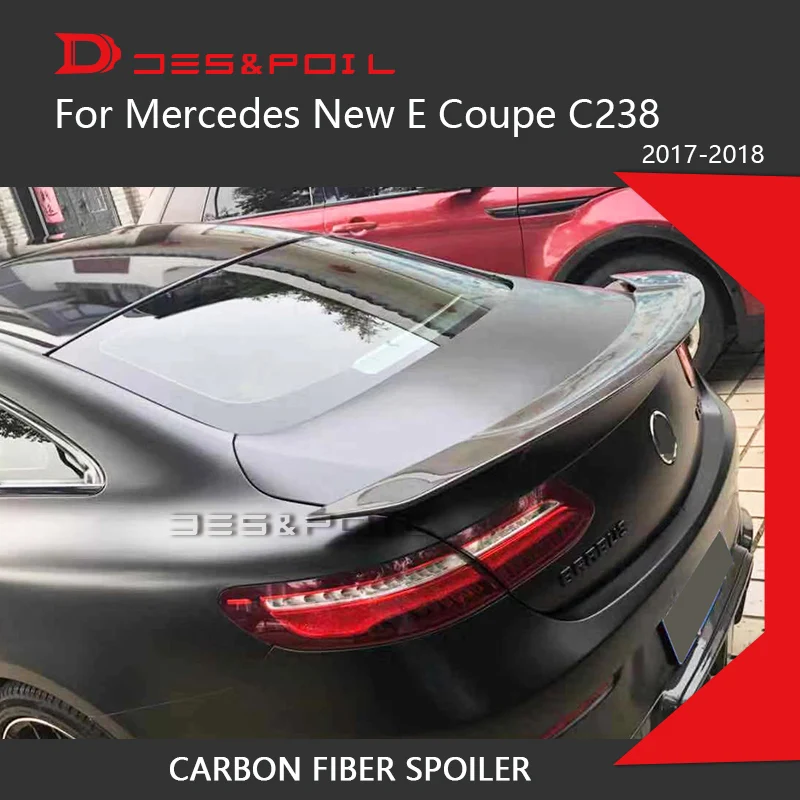E купе C238 W238 спойлер из углеродного волокна для Mercedes 2017-2018 крышка багажника губа в