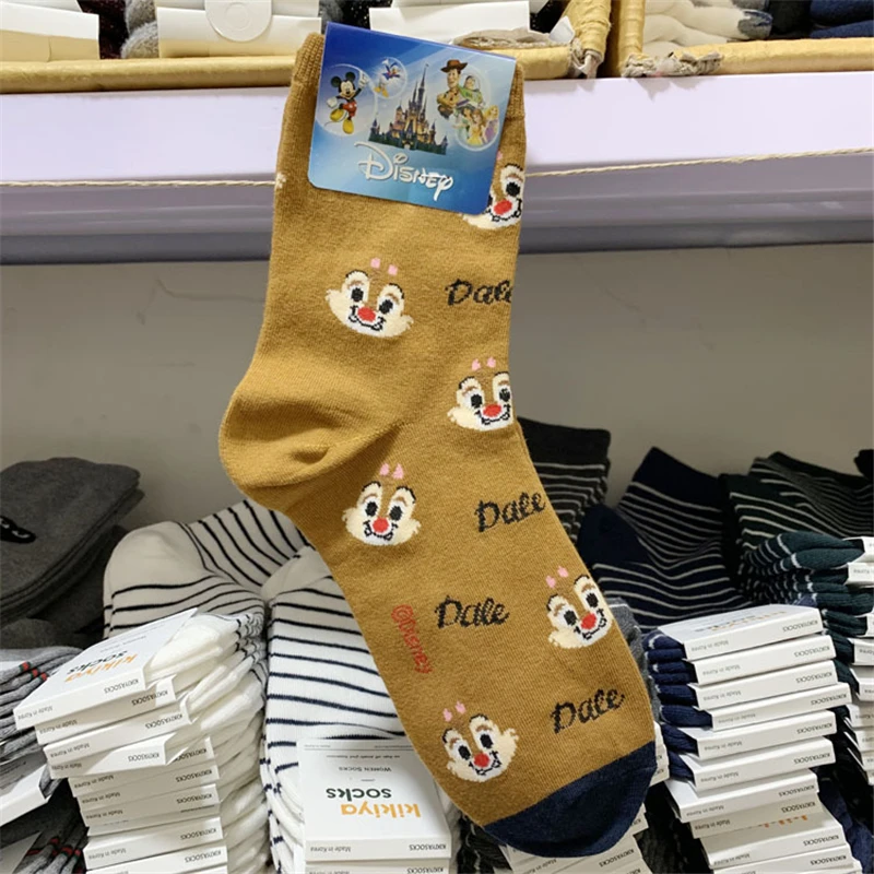 Disney tube cotton socks cartoon Donald Duck Mickey Judy female socks