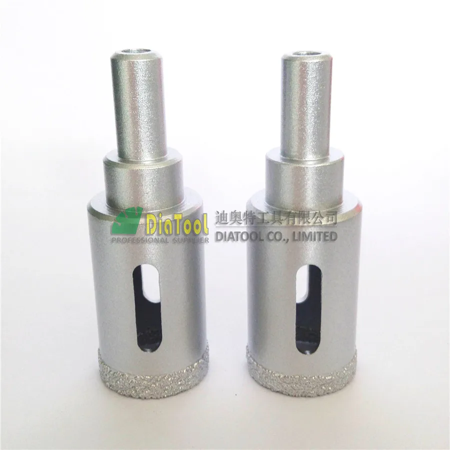 

Diatool 2 шт. Dia20mm вакуумной пайки diamond core bits Гранит бурения биты с круглым хвостовиком
