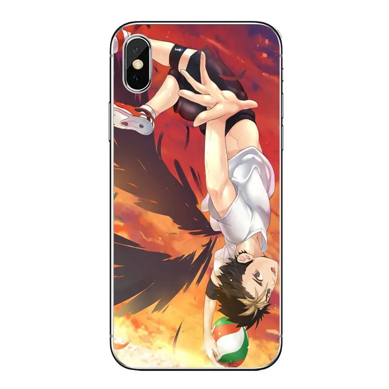 Прозрачный чехол из ТПУ для Samsung Galaxy A5 A6 A7 A8 A9 J4 J5 J7 J8 2017 2018 Plus Prime Karasuno High nissinoya Yuu Haikyuu