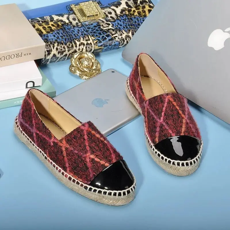Женские эспадрильи повседневные Лоферы ручной работы из овечьей кожи Лидер