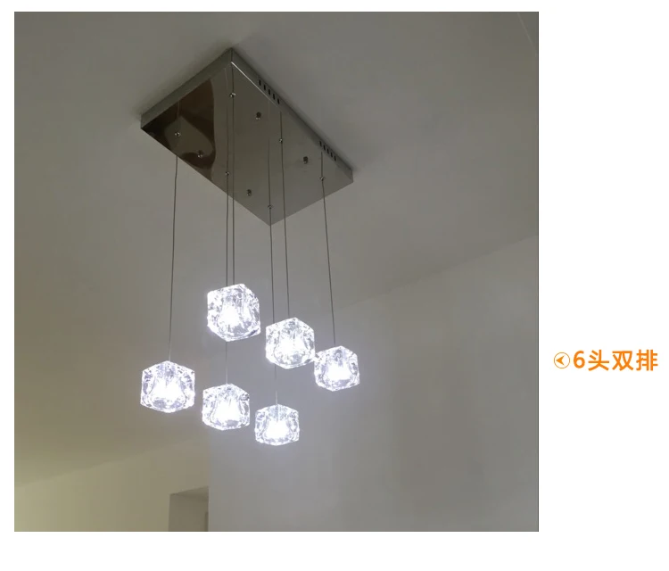 Лампа для ресторана светодиодная люстра креативная лампа спальни современный