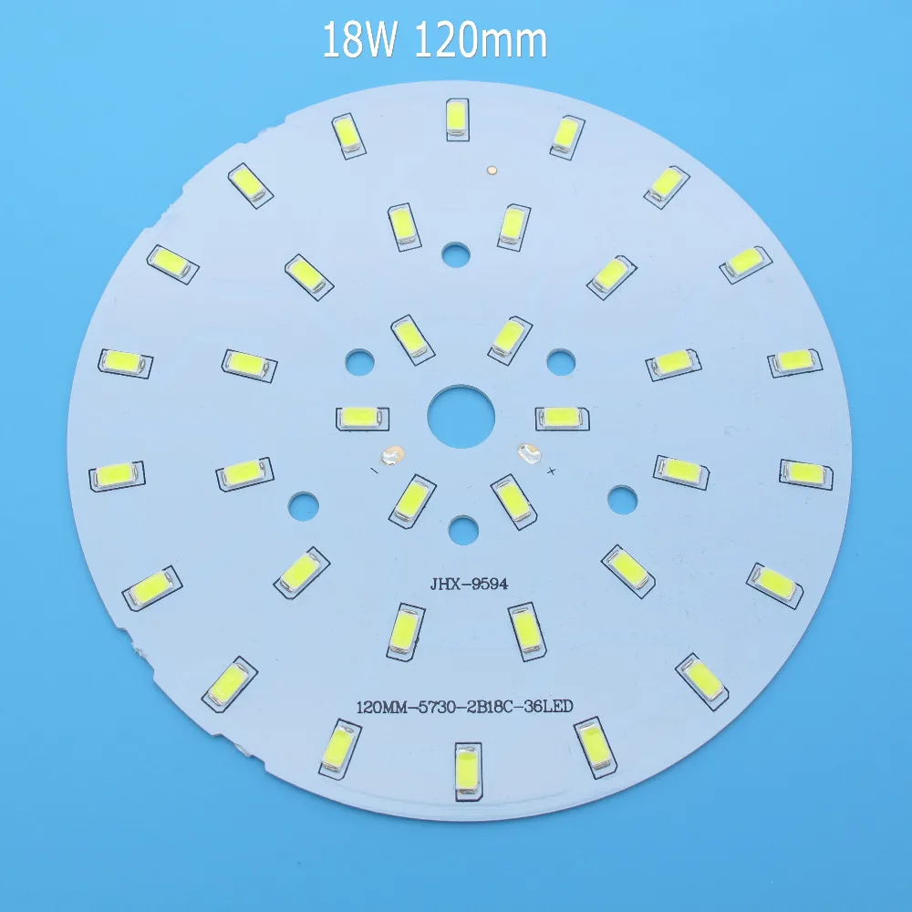 2 шт. SMD5730 светодиодная печатная плата 15 Вт 18 85 мм 90 100 120 белый/натуральный