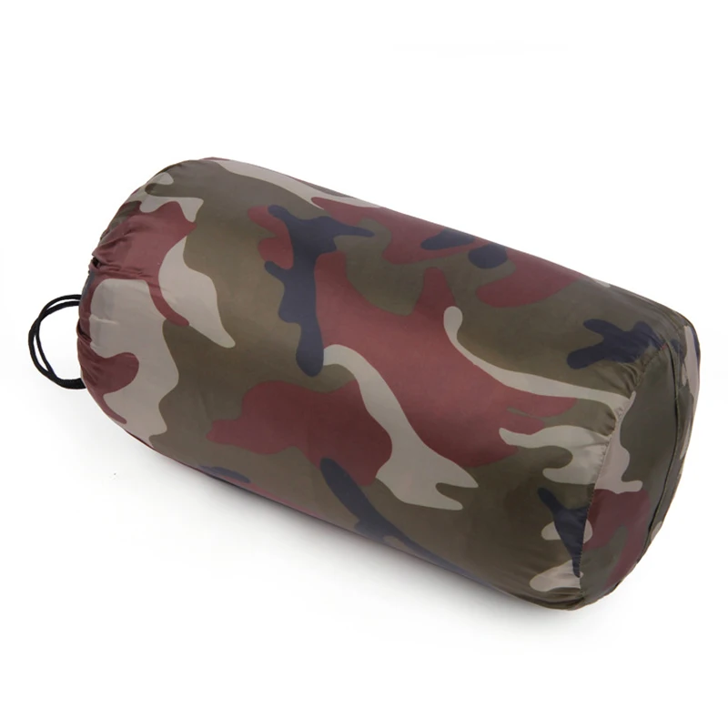 

Envelope Camouflage Sleeping Bag Camping Sleeping Bag 15~5degree Outdoor Cotton SleepingBag Travel Keep Warm LazyBags