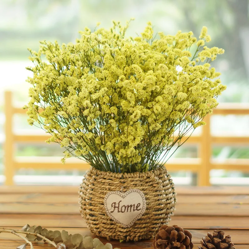 Праздничный Подарочный букет сушеных цветов украшение в виде настоящих