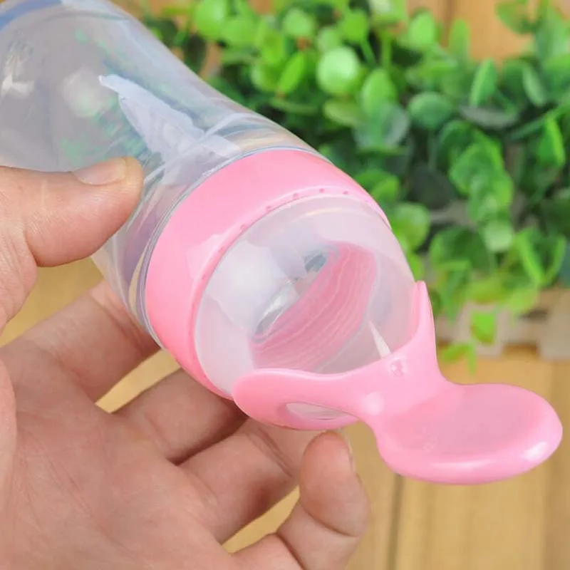 1 шт. 90 мл силиконовая ложка для кормления без БФА детская посуда рисовые злаки|bpa