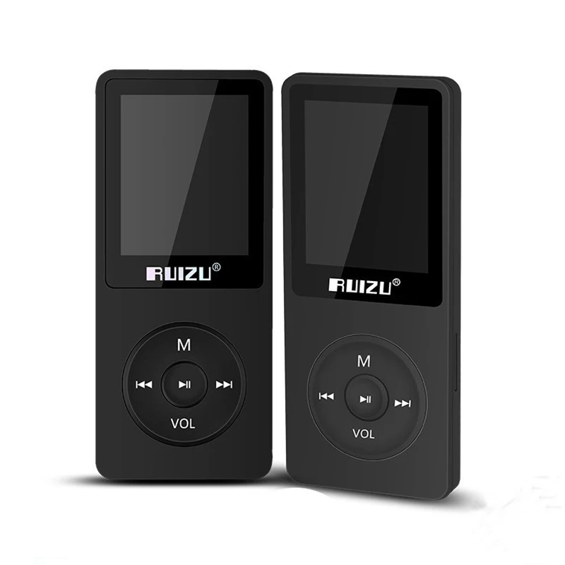 RUIZU X02 MP3 плеер 8 г без потерь Мини Тонкий играть с 1 дюймов Экран может 80 часов FM