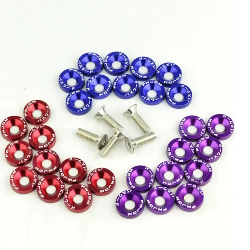 Винты для бампера JDM заготовка алюминиевая распорка шайба болт Комплект