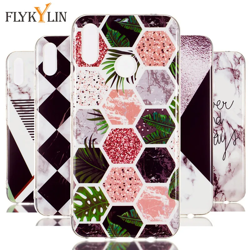 Nova 3i Soft TPU Case on For Coque Huawei P Smart Plus Silicone Marble Cover Phone Cases Capa |