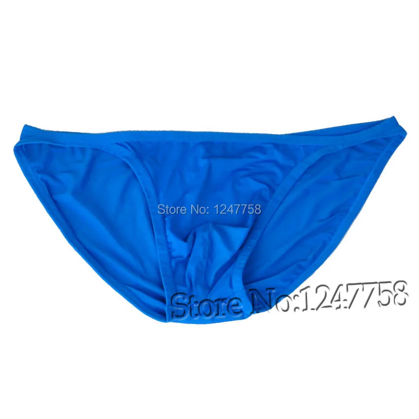 6 шт./лот мужские бикини с мешочком удобные трусы из спандекса Мини тонкие