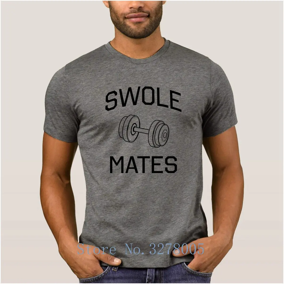 Фото Make Own Brand La Maxpa Swole Mates футболки забавная Повседневная футболка мужская летняя