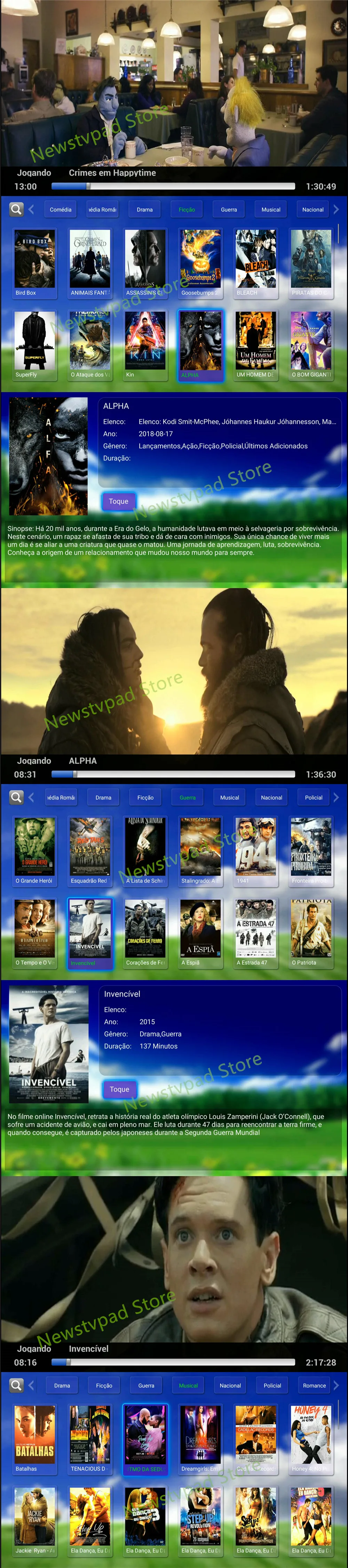 Ai tak pro 1 коробка HTV BTV Бразилия IPTV Android коробка AI TAK box 4K бразильские Бесплатные Каналы подписка с VOD воспроизведения и Live