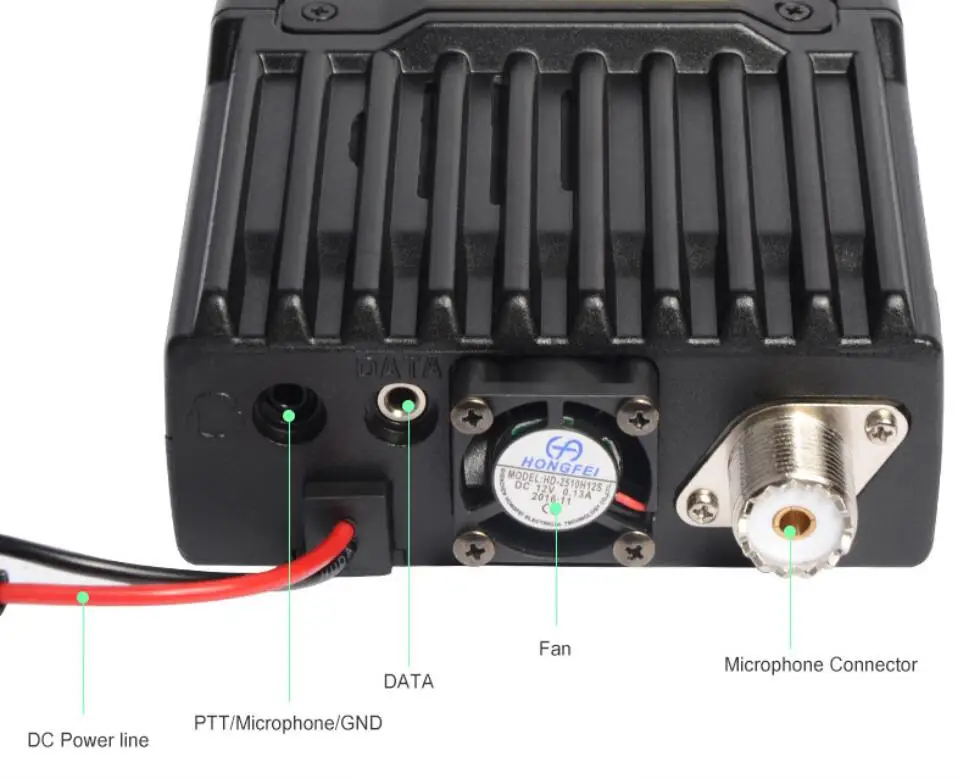QYT 8900D маунт автомобиля радио Quad дисплей walkie talkie большой Дисплей мобильного walkie talkie 25 Вт радиостанций для дальнобойщиков тангетка для рации