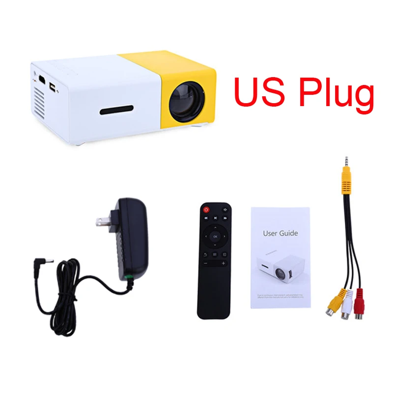 Salange YG300 Мини проектор светодиодный проектор 500LM Аудио HDMI USB мини YG-300 Proyector домашний кинотеатр медиаплеер