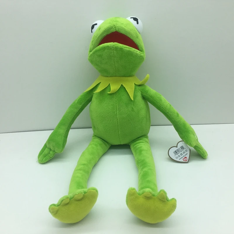40 см плюшевый Кермит игрушки Улица Сезам кукла животное игрушка Kermit плюшевая
