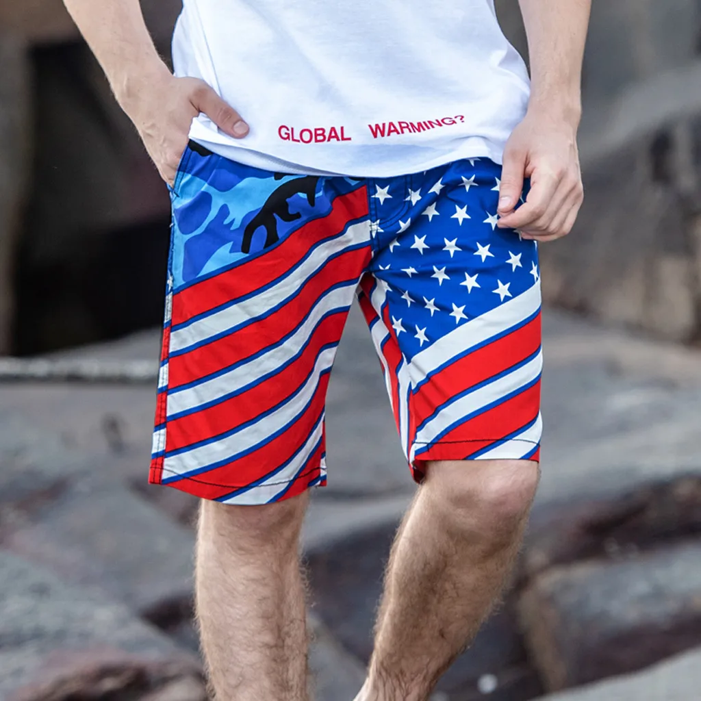 Мужские пляжные шорты мягкие спортивные штаны Новые летние модные повседневные