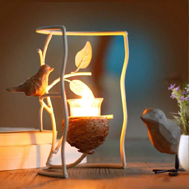 

Fashion tieyi mousse classical decoration wedding props candle lamp wedding gift