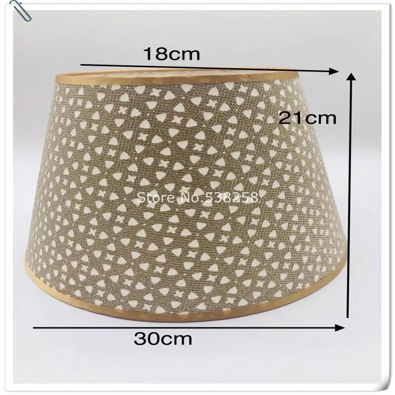 Лампа E27 в стиле арт деко для настольной лампы декоративный абажур из текстильной