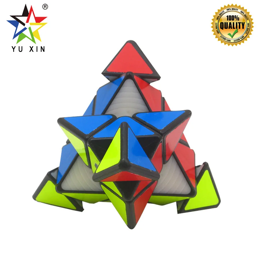 2019 YUXIN магический куб Пирамида 3*3*3 скоростной Кубик Рубика для профессионалов Magico