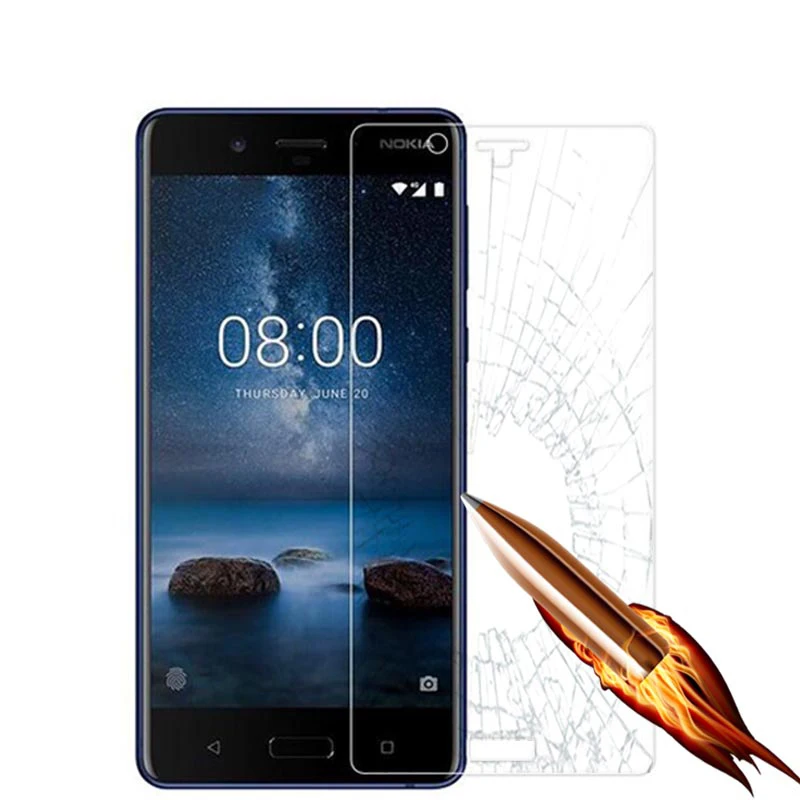 2.5D 0 26 мм 9 H Премиум Закаленное стекло для Nokia 8 протектор экрана упрочненная