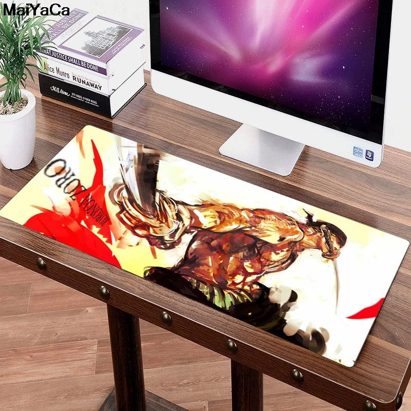 MaiYaCa 70x30 см большой коврик для мыши игровой скоростной одна штука Luffy Roronoa Zoro Ace Japan