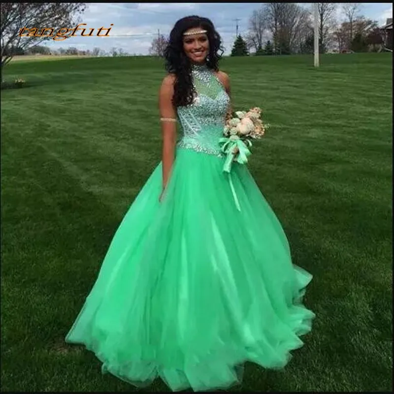 Винтажные платья Quinceanera длинное бальное платье принцессы для выпускного вечера 16