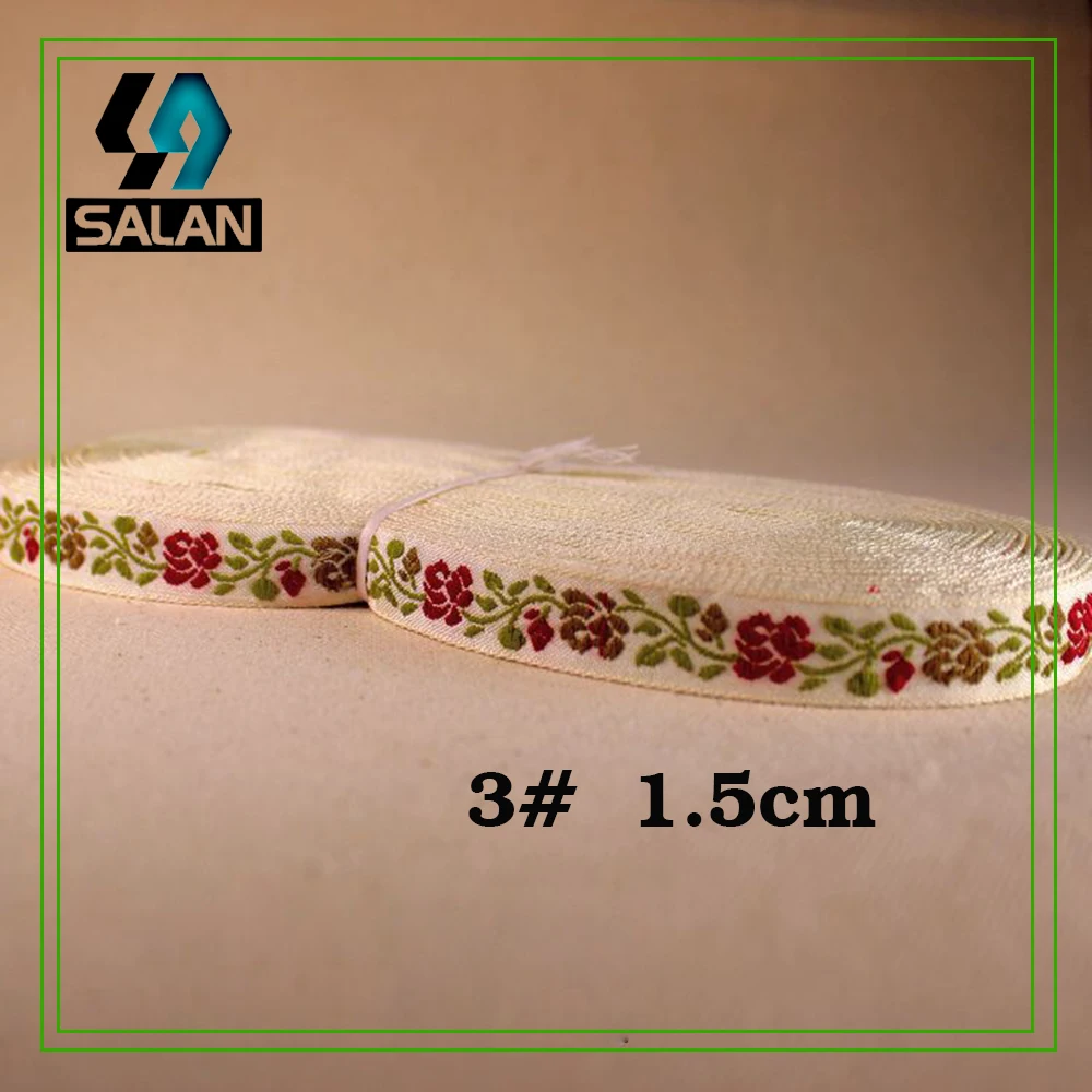 Новый Ретро Национальный ветер Микро стерео Роза лента окантовка костюма