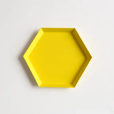 Yellow S Геометрические подстилки для стола поднос для чашек держатель onderzeters домашний обеденный стол украшения аксессуары в Morandi Colorways - Цвет: Yellow S