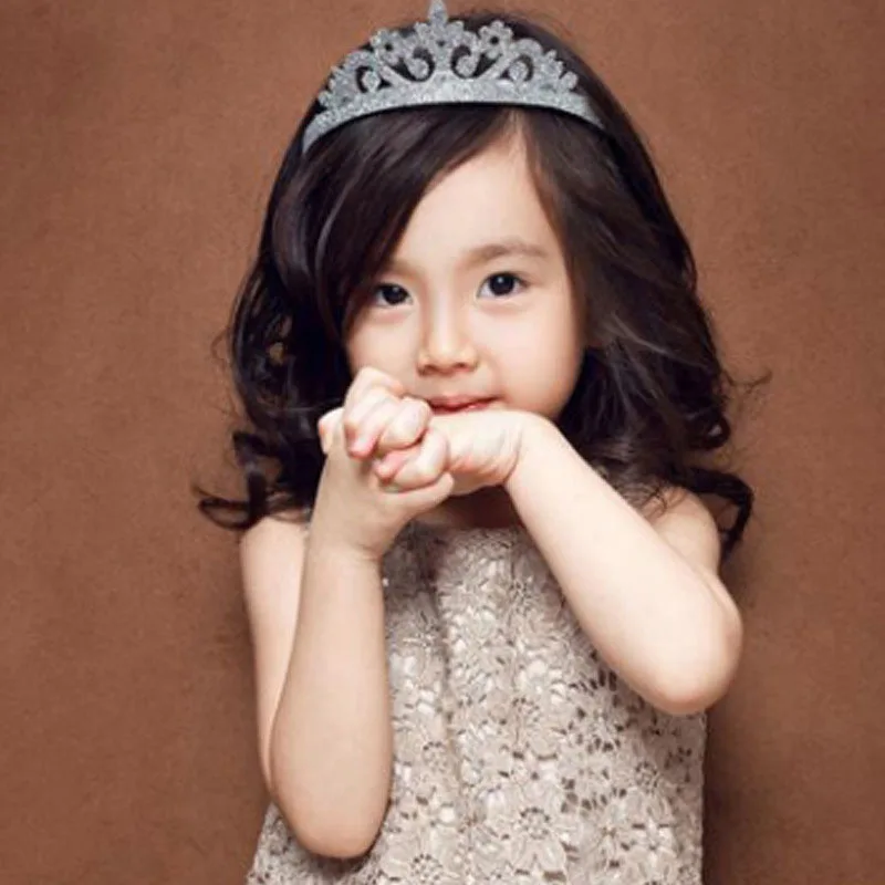 BNWIGE Baby Hairband Crystal Tiara Princess Crown Hair Hoop Headbands Boutique kids Girl Accessories | Детская одежда и обувь