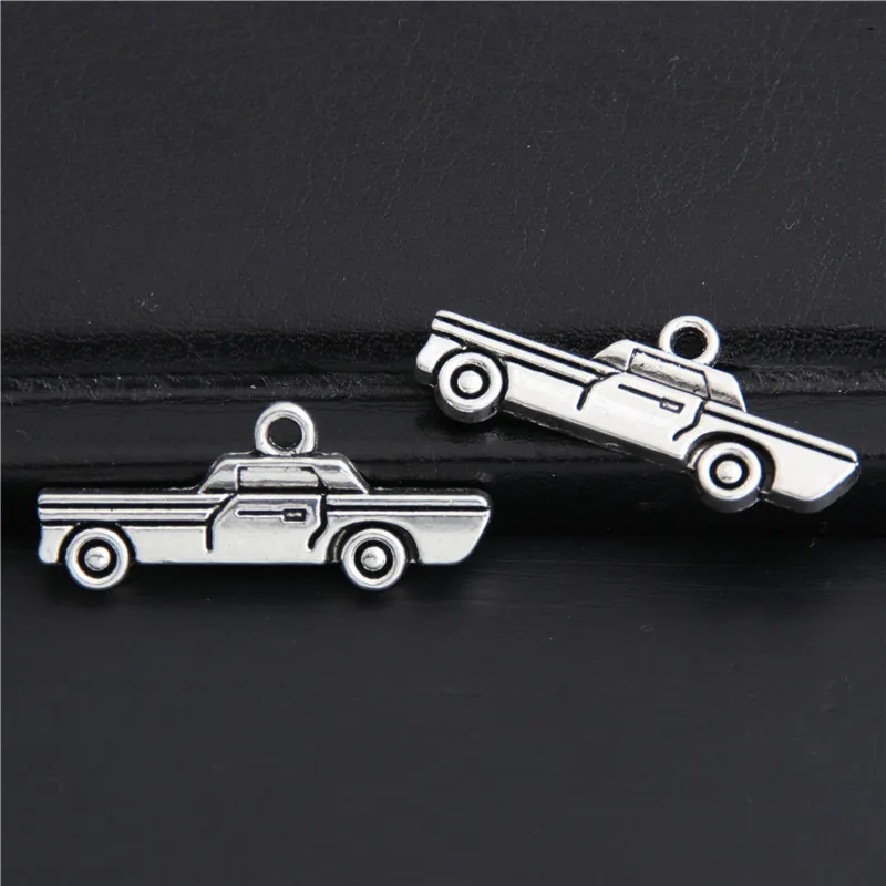 

Подвески для автомобиля, серебристые, 12x29 мм, 40 шт., A3034