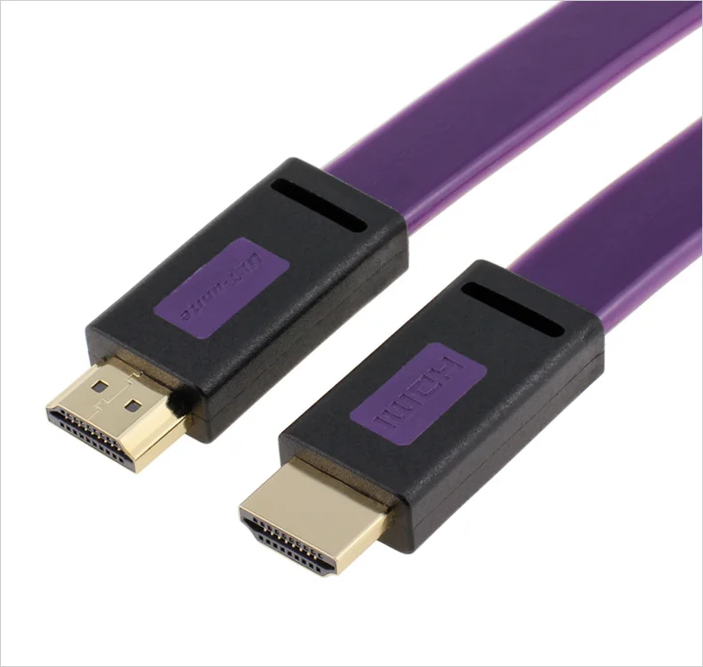 Кабель HDMI в разъем Папа-папа 1 м 5 2 3 10 плоский кабель футов красный/фиолетовый 4 В |
