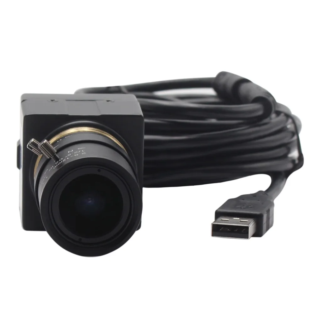 Низкая световая камера 2MP 1080 P sony IMX322 2,8-12 мм варифокальное cs-крепление объектива промышленная мини камера Веб-камера USB для Linux, Windows