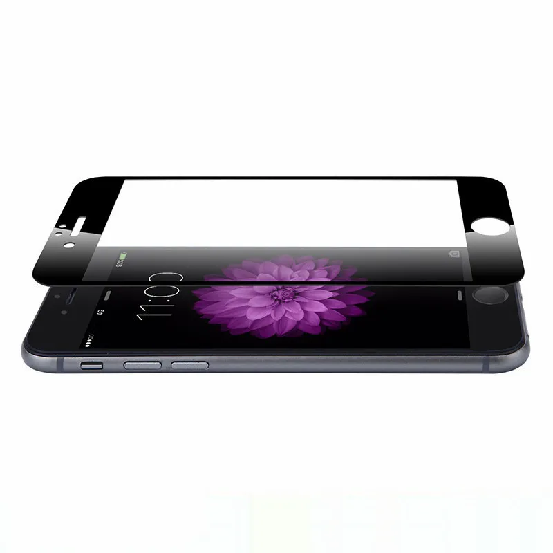 3D полное покрытие закаленное стекло для iPhone 7 8 Plus Взрывозащищенная защитная