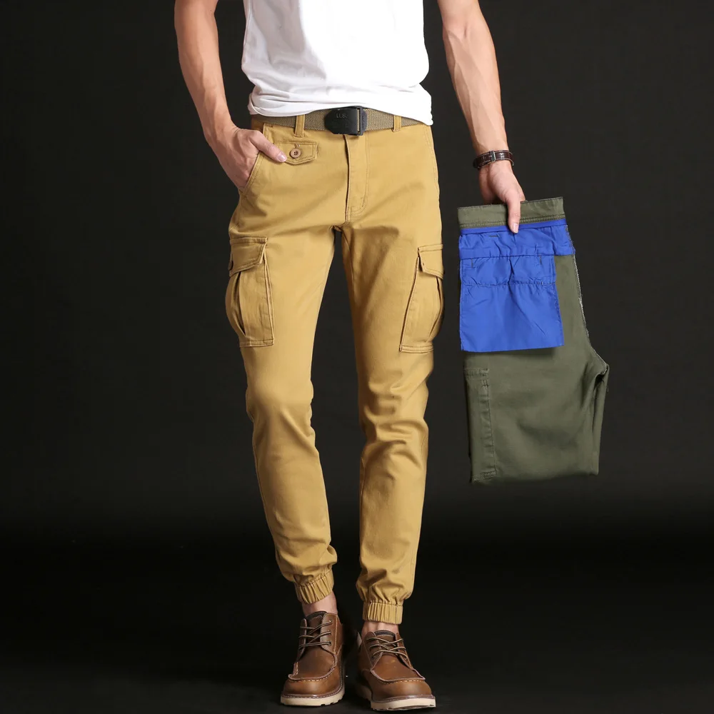 

NIGRITY Tactical new fashion Pants Male Jogger Casual Plus Size Cotton Trousers Multi Pocket Military Style Army mens Cargo pant